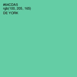 #64CDA5 - De York Color Image