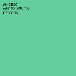 #64CE9C - De York Color Image