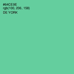 #64CE9E - De York Color Image