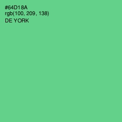 #64D18A - De York Color Image