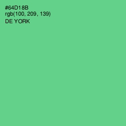 #64D18B - De York Color Image