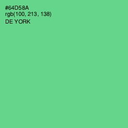 #64D58A - De York Color Image