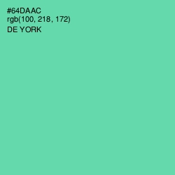 #64DAAC - De York Color Image