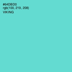 #64DBD0 - Viking Color Image