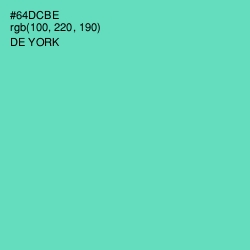 #64DCBE - De York Color Image