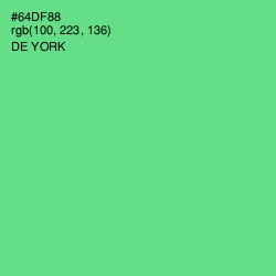 #64DF88 - De York Color Image