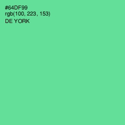 #64DF99 - De York Color Image