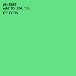 #64E085 - De York Color Image