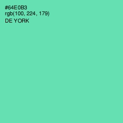 #64E0B3 - De York Color Image