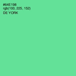 #64E198 - De York Color Image