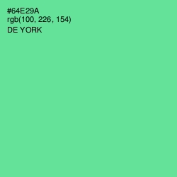 #64E29A - De York Color Image