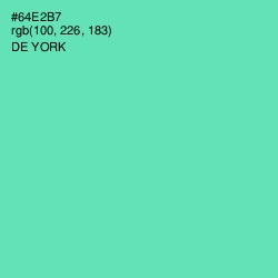 #64E2B7 - De York Color Image
