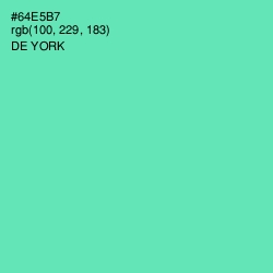 #64E5B7 - De York Color Image