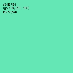 #64E7B4 - De York Color Image