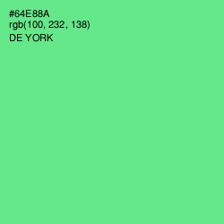 #64E88A - De York Color Image