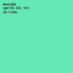 #64E8B5 - De York Color Image