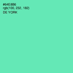 #64E8B6 - De York Color Image