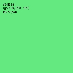 #64E981 - De York Color Image