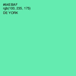 #64EBAF - De York Color Image