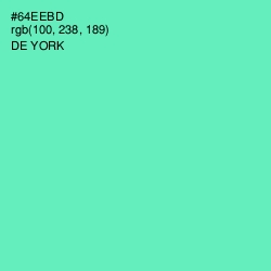 #64EEBD - De York Color Image