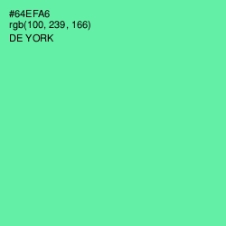 #64EFA6 - De York Color Image