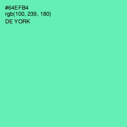 #64EFB4 - De York Color Image