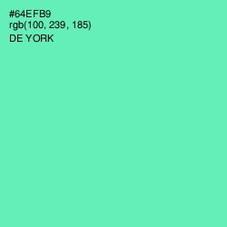 #64EFB9 - De York Color Image