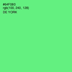 #64F080 - De York Color Image