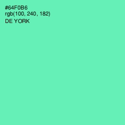 #64F0B6 - De York Color Image