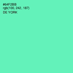 #64F2BB - De York Color Image