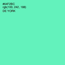 #64F2BC - De York Color Image
