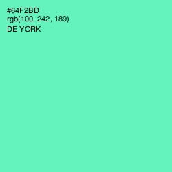 #64F2BD - De York Color Image