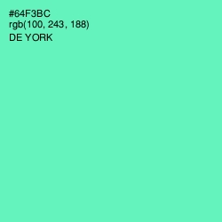 #64F3BC - De York Color Image