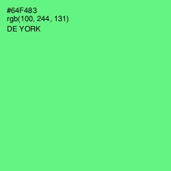 #64F483 - De York Color Image