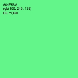 #64F58A - De York Color Image