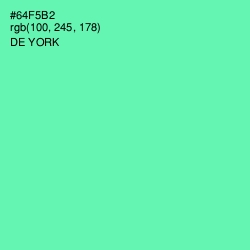 #64F5B2 - De York Color Image