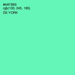 #64F5B9 - De York Color Image