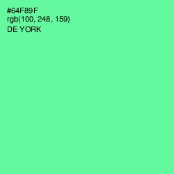 #64F89F - De York Color Image