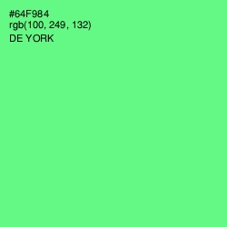 #64F984 - De York Color Image