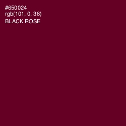 #650024 - Black Rose Color Image