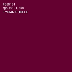 #650131 - Tyrian Purple Color Image