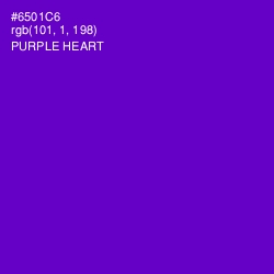 #6501C6 - Purple Heart Color Image