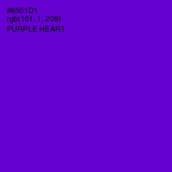 #6501D1 - Purple Heart Color Image