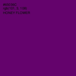 #65036C - Honey Flower Color Image