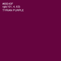 #65043F - Tyrian Purple Color Image