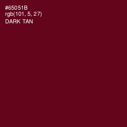 #65051B - Dark Tan Color Image