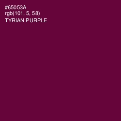 #65053A - Tyrian Purple Color Image