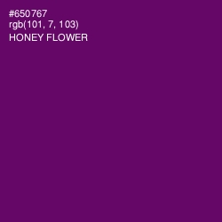 #650767 - Honey Flower Color Image