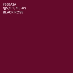 #650A2A - Black Rose Color Image