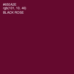 #650A2E - Black Rose Color Image